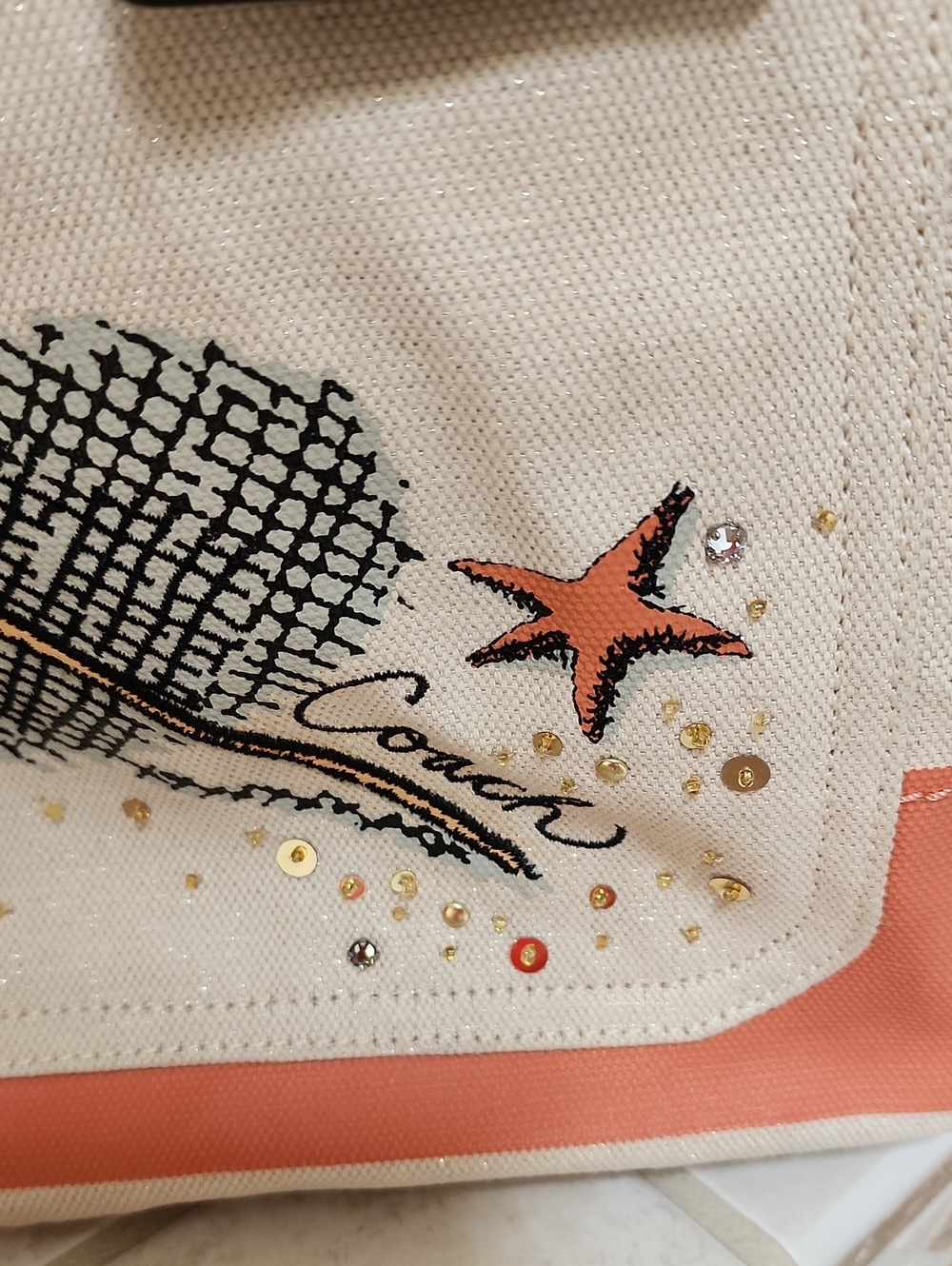 🧡💛 COACH BEACH TOTE & POPPY WALLET 💛🧡 - Picture 6 of 16